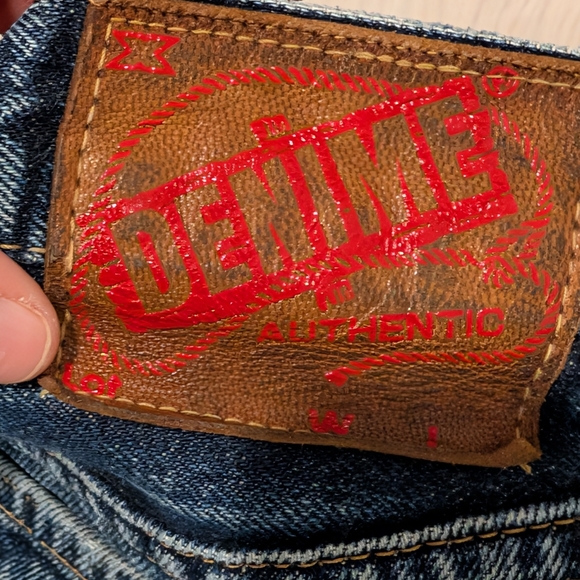 DENIME Authentic Vintage distressed Japanese selvedge denim jeans - Picture 12 of 12